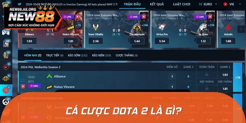 Cá cược Dota 2 là sự lựa chọn của đông đảo game thủ