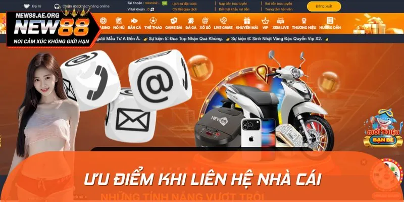 Ưu điểm khi liên hệ nhà cái nếu gặp vấn đề trong cá cược